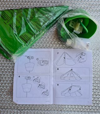 Lámpara Colgante IKEA JONOSFÄR Verde
