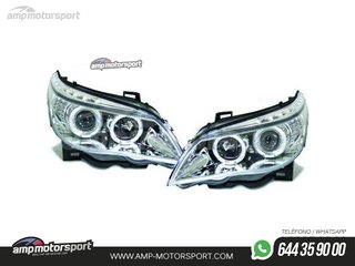 FAROS DELANTEROS LUZ DIURNA / OJOS DE ANGEL PARA BMW SERIE 1 E81 / E87 / E82 / E88