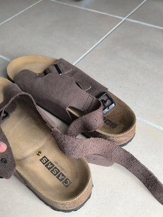 Sandalias de cuero CASAS COLLECTION