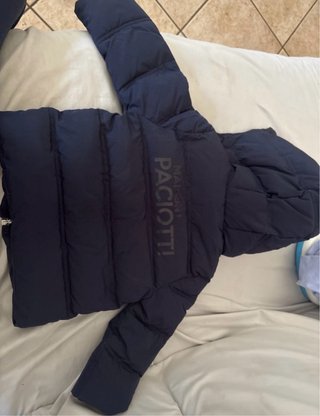 Giacca piumino blu