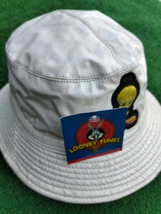 Gorro Looney Tunes Niño Blanco y Amarillo