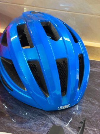 Casco da bici blu ABUS L 58-62 cm