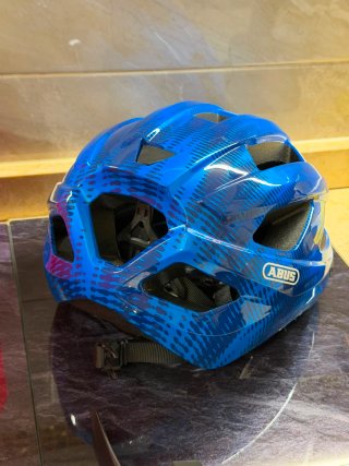 Casco da bici blu ABUS L 58-62 cm