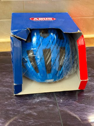 Casco da bici blu ABUS L 58-62 cm