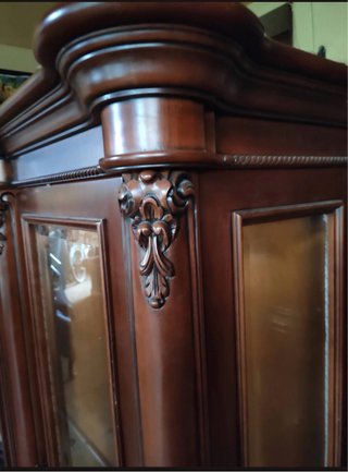 Conjunto comedor nogal 8 sillas