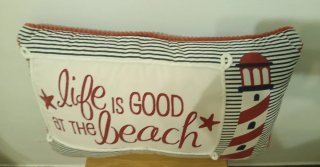 Set 3 Cuscini Nautici Life is Good