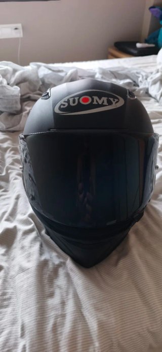 Casco Suomi Black-1 con Intercomunicador