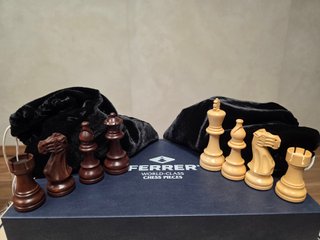 Ajedrez Ferrer Deluxe Caoba 3.5
