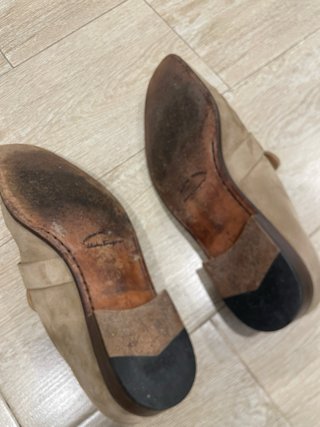 Zapatos Salvatore Ferragamo Beige/Marrón