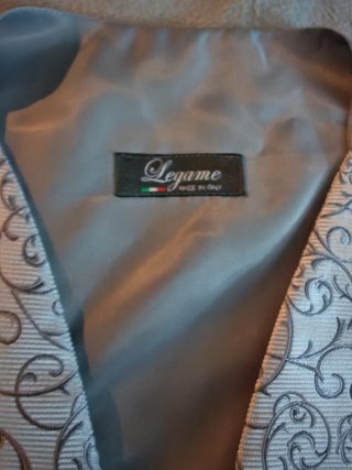 Gilet sposo taglia 50 + cravattone
