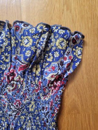 Top Zara Hombros Descubiertos Estampado Multicolor