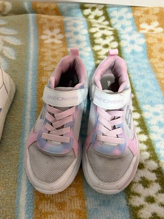 Lote de tenis niña los verde adida muy poco usado