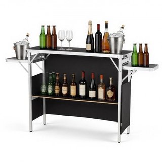 Mesa de bar portátil plegable, 1100 x 390 x 880 mm