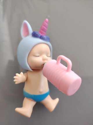 3 Mini Bebés con Accesorios