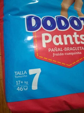 Dodot Pants Talla 7  (17+ kg)
