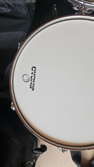 Timbales JINBAO 14x12 rojos con funda