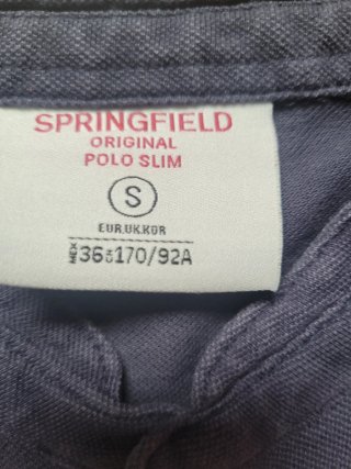 Polo Springfield Azul Marino Talla S