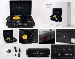 Tocadiscos Prixton VC400 Negro