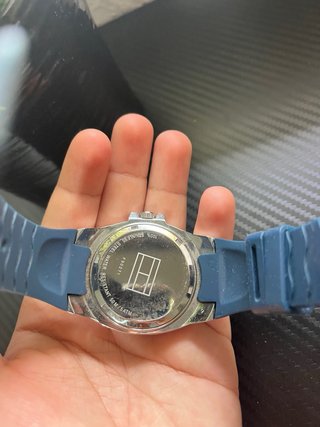Reloj Tommy Hilfiger Azul y Plateado