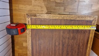Consola de madera Teka
