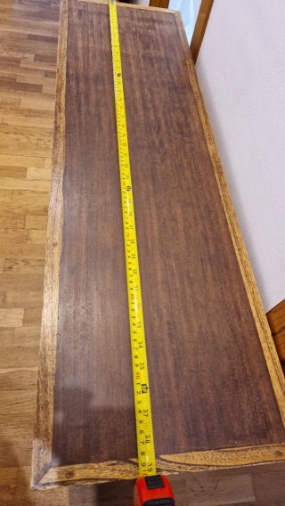 Consola de madera Teka