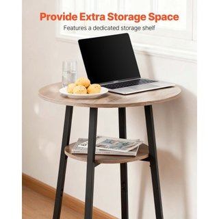Mesa de Bar, Conjunto de 3 Piezas de 596.9 mm, Con