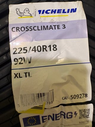 Neumáticos Michelin CrossClimate 3 225/40R18 92V
