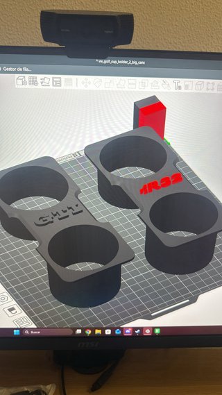 Portavasos Golf MK5/MK6 R32 GTI PERSONALIZABLE