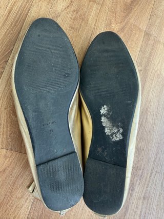 Bailarinas / manoletinas doradas