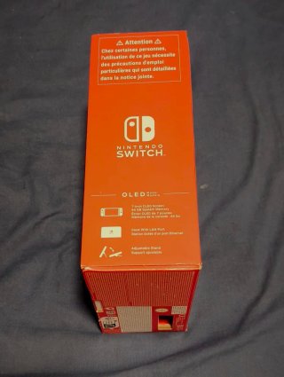 Caja Original Nintendo Switch OLED Blanca COMPLETA