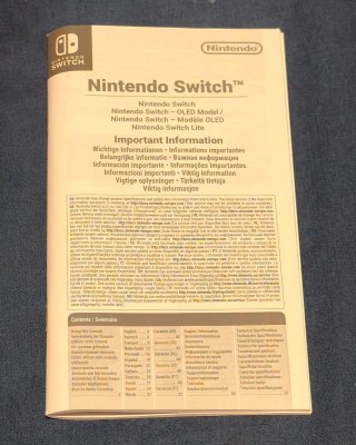 Caja Original Nintendo Switch OLED Blanca COMPLETA