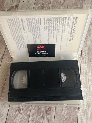 Regreso al Futuro III VHS