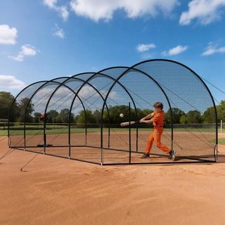 Jaula de bateo de béisbol, 12200 x 3700 x 3050 mm,
