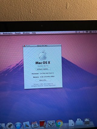 MacBook Pro 13 i5 4GB 320GB