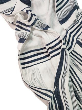 Comptoir des Cotonniers / Vestido midi rayas 40