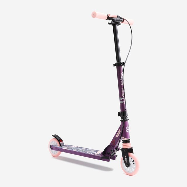 Patinete Ajustable Scooter Niños Oxelo MID5 Morado con