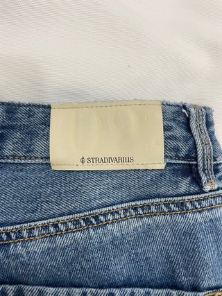 Calças Stradivarius Azuis Tamanho 34