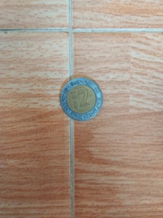 Moneda de 2 pesos mexicanos