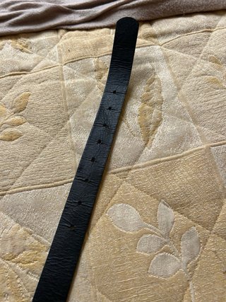 Cintura zebra fibbia argento
