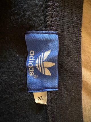 Sudadera Adidas Azul con Logo Talla L/XL