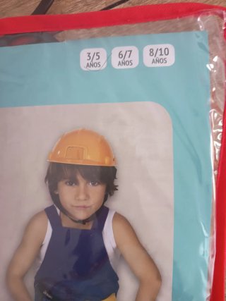 Disfraz Obrero Minero Talla 3 años