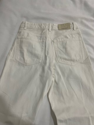Stradivarius Jeans Branco Tamanho 36
