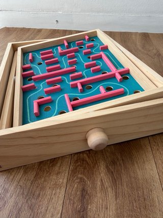 Juego Laberinto Madera