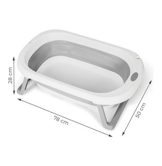 Bañera Bebé Plegable Flexible