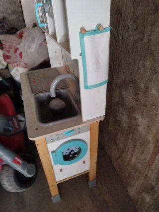 Cocinita de madera estilo IKEA