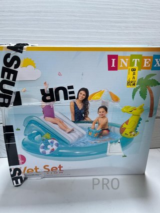 Piscina infantil hinchable con dispersor INTEX