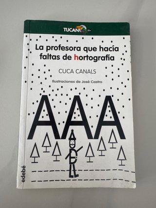 La profesora que hacía faltas de hortografía