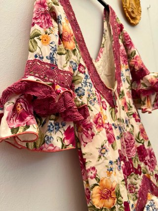 Traje Flamenca Estampado Floral