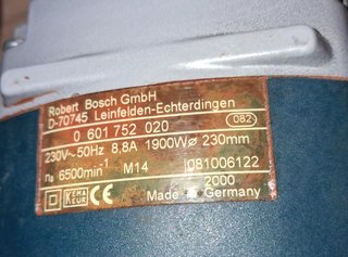 Radial Bosch GWS 230 MAS