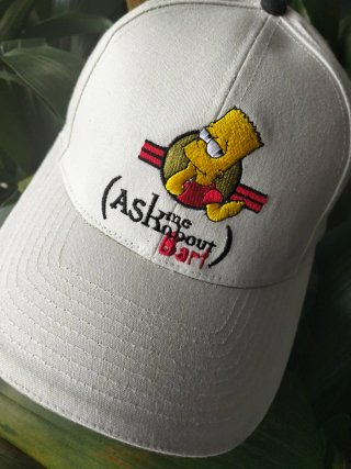 Gorra Vintage Bart Simpson Ask me about Bart